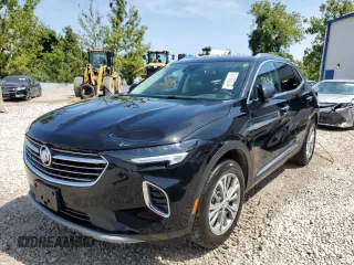 2022 Buick Envision Preferred with VIN LRBAZLR40ND129002, listed as a Copart auction lot 49166334 with 34,546 mi miles and Salvage Title. Bid and sale history available at carsss.com. Image 1.