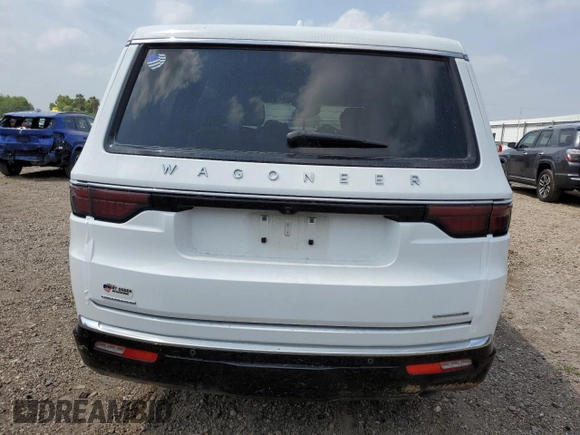 2023 Jeep Wagoneer Series II Carbide with VIN 1C4SJVBPXPS553377, listed as a Copart auction lot 55579265 with 16,510 mi miles and Salvage title. Bid and sale history available at DreamBid. Image 6.
