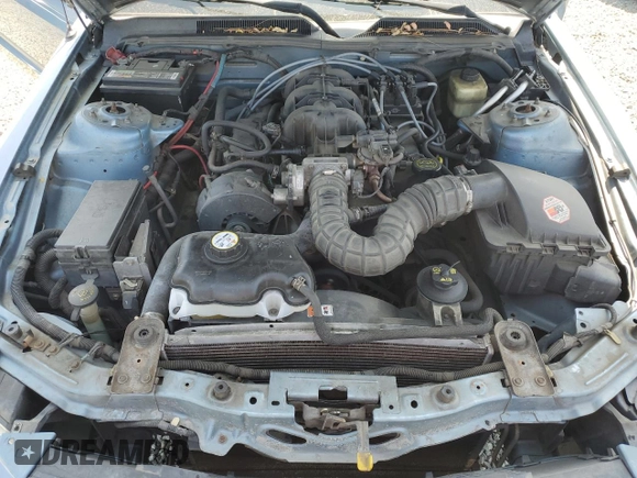 2005 Ford Mustang Deluxe with VIN 1ZVFT80N155244601, listed as a Copart auction lot 59180005 with 151,683 mi miles and Salvage title. Bid and sale history available at DreamBid. Image 11.