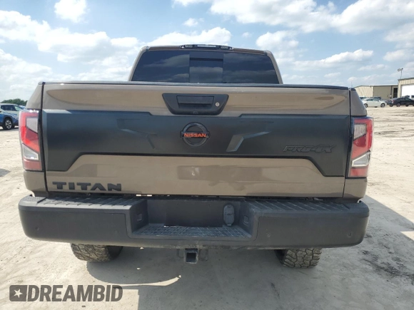 2021 Nissan Titan Pro-4X с VIN 1N6AA1ED5MN523913, выставлен на аукционе Copart как лот 56371695 с пробегом 36 785 миль миль и Списание • Salvage title. История ставок и продаж доступна на DreamBid. Изображение 6.