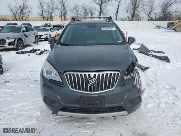 2016 Buick Encore with VIN KL4CJASB7GB698999, listed as a Copart auction lot 45729605 with 134,118 mi miles and Salvage Title. Bid and sale history available at carsss.com. Image 5.