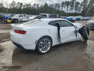 2017 Chevrolet Camaro 2LT with VIN 1G1FD1RX9H0103975, listed as a Copart auction lot 83843944 with 71,290 mi miles and Salvage Title. Bid and sale history available at carsss.com. Image 3.