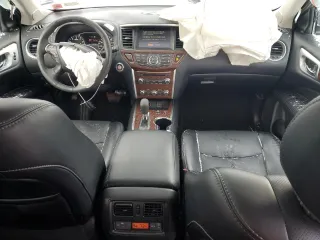 2020 Nissan Pathfinder Platinum with VIN 5N1DR2DM7LC624585, listed as a Copart auction lot 83628704 with 53,321 mi miles and Salvage Title. Bid and sale history available at carsss.com. Image 8.