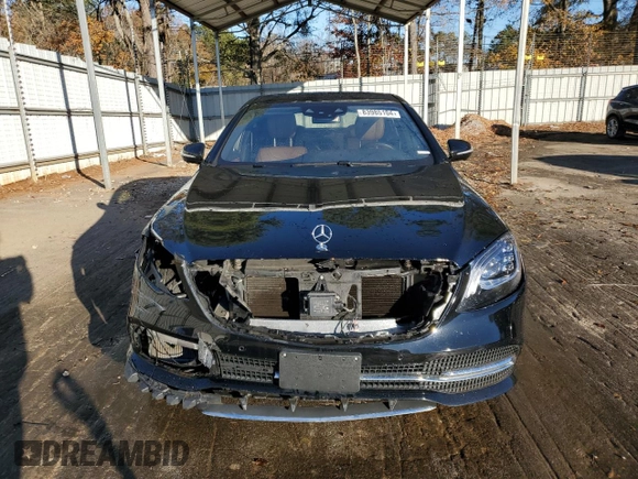 2019 Mercedes-Benz S 560 with VIN WDDUG8GB3KA443202, listed as a Copart auction lot 83985104 with 39,911 mi miles and Salvage Title. Bid and sale history available at DreamBid. Image 5.