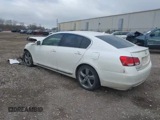 2008 Lexus GS 350 with VIN JTHBE96S380038307, listed as a IAAI auction lot 40749716 with 132,890 mi miles. Bid and sale history available at carsss.com. Image 3.