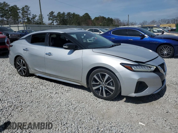 2021 Nissan Maxima SV z VIN 1N4AA6CV1MC513232, wystawiony jako Copart lot #48413375 z przebiegiem 54 685 mil mil oraz Szkoda całkowita • Salvage title. Historia ofert i sprzedaży dostępna na DreamBid. Obrazek 4.