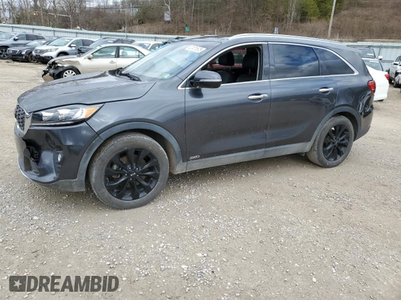 2020 Kia Sorento EX with VIN 5XYPHDA52LG705292, listed as a Copart auction lot 47471575 with 123,228 mi miles and Salvage Title. Bid and sale history available at DreamBid. Image 1.