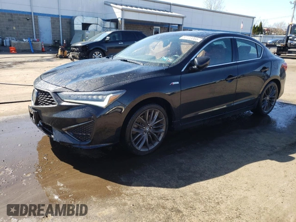 2020 Acura ILX Premium with VIN 19UDE2F89LA011445, listed as a Copart auction lot 53703065 with 48,200 mi miles and Salvage title. Bid and sale history available at DreamBid. Image 1.