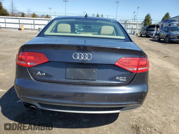 2012 Audi A4 2.0T Premium Plus with VIN WAUFFAFLXCN003878, listed as a Copart auction lot 50172625 with 0 mi miles and Clean Title. Bid and sale history available at carsss.com. Image 6.