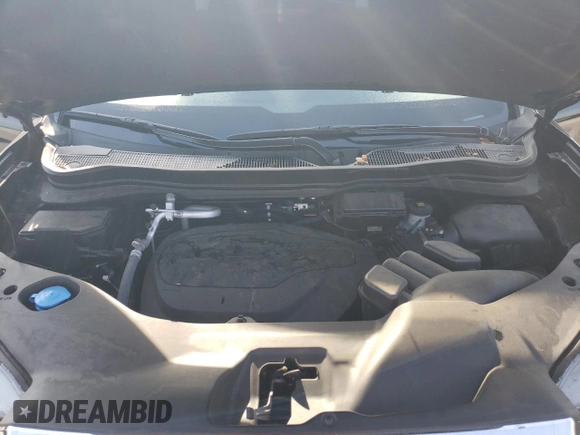 2023 Honda Ridgeline RTL with VIN 5FPYK3F52PB023574, listed as a Copart auction lot 44419565 with 15,205 mi miles and Salvage title. Bid and sale history available at DreamBid. Image 12.