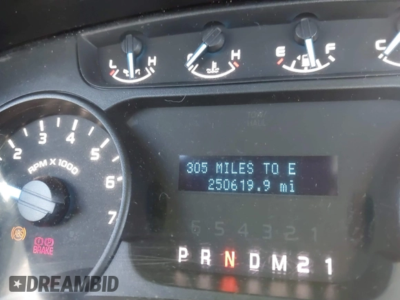2011 Ford F-150 XL with VIN 1FTMF1CM7BKE10306, listed as a IAAI auction lot 41328697 with 250,619 mi miles. Bid and sale history available at carsss.com. Image 15.