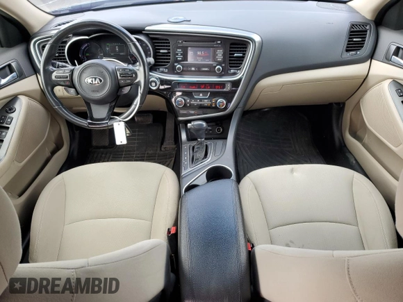 2014 Kia Optima LX with VIN KNAGM4AD7E5072011, listed as a Copart auction lot 61938205 with 132,521 mi miles and Salvage title. Bid and sale history available at DreamBid. Image 8.
