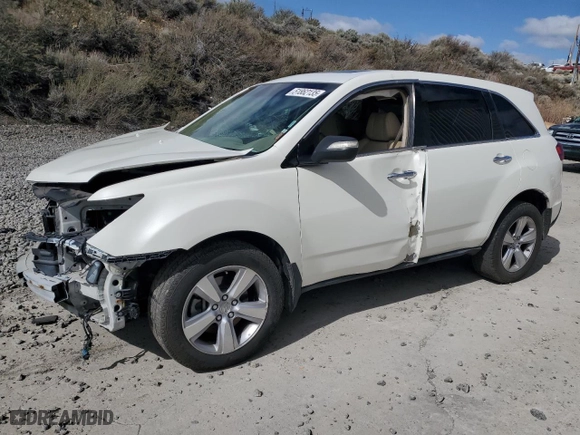 2010 Acura MDX with VIN 2HNYD2H27AH500818, listed as a Copart auction lot 51862135 with 0 mi miles and Salvage Title. Bid and sale history available at carsss.com. Image 1.