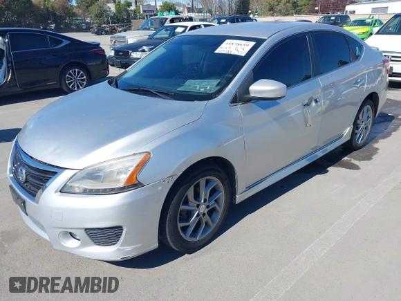 2013 Nissan Sentra FE+ S with VIN 3N1AB7AP2DL562920, listed as a IAAI auction lot 41878659 with 203,141 mi miles and . Bid and sale history available at DreamBid. Image 2.