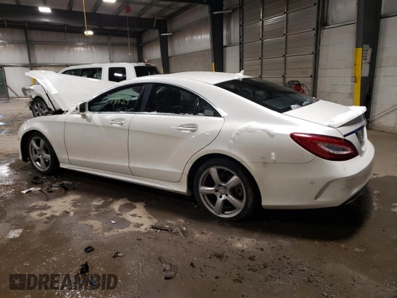 2015 Mercedes-Benz CLS-Class CLS 400 with VIN WDDLJ6FB7FA143171, listed as a Copart auction lot 38639674 with 125,854 mi miles. Bid and sale history available at carsss.com. Image 2.