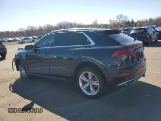 2019 Audi Q8 Prestige z VIN WA1CVAF14KD017958, wystawiony jako Copart lot #57843655 z przebiegiem Nie podano mil oraz Szkody całkowita. Historia ofert i sprzedaży dostępna na DreamBid. Obrazek 2.