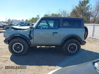 2023 Ford Bronco with VIN 1FMDE5CP0PLC17397, listed as a IAAI auction lot 41622763 with 21,799 mi miles. Bid and sale history available at carsss.com. Image 14.