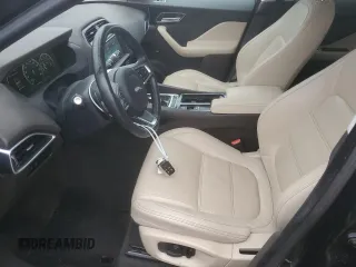 2018 Jaguar F-Pace 25t Prestige with VIN SADCK2FX8JA272822, listed as a Copart auction lot 56143405 with 133,710 mi miles and Salvage title. Bid and sale history available at DreamBid. Image 7.