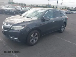 2016 Acura MDX with VIN 5FRYD3H23GB007677, listed as a IAAI auction lot 41586346 with 104,586 mi miles. Bid and sale history available at carsss.com. Image 2.