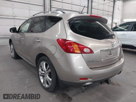 2009 Nissan Murano S with VIN JN8AZ18WX9W131685, listed as a IAAI auction lot 42130741 with 175,289 mi miles and . Bid and sale history available at carsss.com. Image 3.