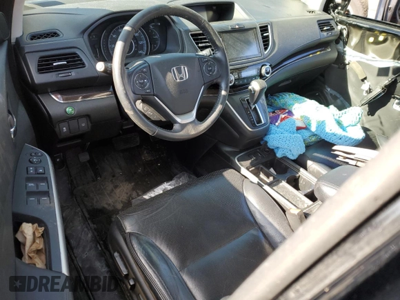 2015 Honda CR-V EX-L with VIN 2HKRM4H72FH702319, listed as a Copart auction lot 52350885 with Not Provided miles and Salvage Title. Bid and sale history available at carsss.com. Image 8.