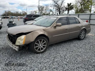 2006 Cadillac DTS w/1SE with VIN 1G6KD57996U172952, listed as a Copart auction lot 46330625 with 128,258 mi miles and Salvage Title. Bid and sale history available at carsss.com. Image 1.