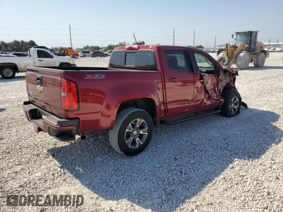 2019 Chevrolet Colorado 2WD Z71 with VIN 1GCGSDEN7K1300135, listed as a Copart auction lot 74929894 with Not Provided miles and Salvage Title. Bid and sale history available at carsss.com. Image 3.