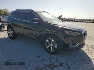 2019 Jeep Cherokee Limited with VIN 1C4PJMDX0KD197631, listed as a Copart auction lot 52078845 with 86,281 mi miles and Salvage title. Bid and sale history available at DreamBid. Image 4.