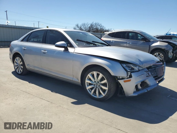 2017 Audi A4 ultra Premium with VIN WAUGMAF44HN059776, listed as a Copart auction lot 47557685 with 81,730 mi miles and Salvage Title. Bid and sale history available at carsss.com. Image 4.