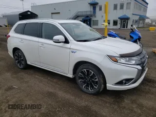 2018 Mitsubishi Outlander SEL with VIN JA4J24A54JZ620762, listed as a Copart auction lot 53100985 with 137,096 mi miles and Salvage title. Bid and sale history available at DreamBid. Image 4.