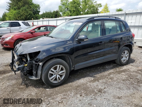 2017 Volkswagen Tiguan S z VIN WVGAV7AX4HK014019, wystawiony jako Copart lot #59749005 z przebiegiem 49 100 mil mil oraz Szkoda całkowita • Salvage title. Historia ofert i sprzedaży dostępna na DreamBid. Obrazek 1.
