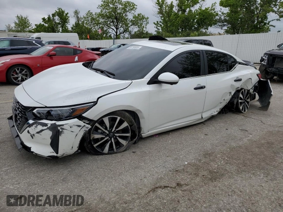 2024 Nissan Sentra SV z VIN 3N1AB8CV6RY311278, wystawiony jako Copart lot #55789685 z przebiegiem 13 029 mil mil oraz Szkoda całkowita • Salvage title. Historia ofert i sprzedaży dostępna na DreamBid. Obrazek 1.