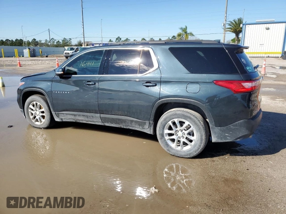 2020 Chevrolet Traverse LT Cloth with VIN 1GNERGKW9LJ246279, listed as a Copart auction lot 43505394 with 76,441 mi miles. Bid and sale history available at carsss.com. Image 2.