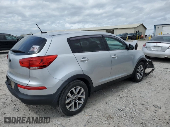 2015 Kia Sportage LX with VIN KNDPB3AC0F7760027, listed as a Copart auction lot 51623775 with 174,094 mi miles and Clean Title. Bid and sale history available at carsss.com. Image 3.