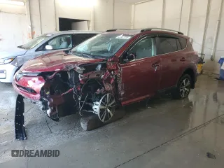 2018 Toyota RAV4 XLE with VIN 2T3WFREV5JW495584, listed as a Copart auction lot 48867725 with 34,060 mi miles and Salvage Title. Bid and sale history available at carsss.com. Image 1.