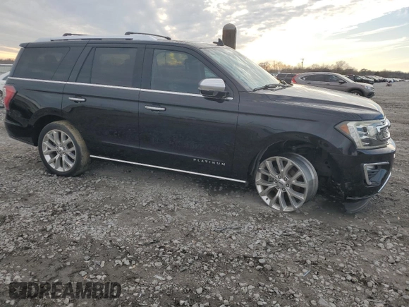 2018 Ford Expedition Platinum with VIN 1FMJU1LT6JEA19513, listed as a Copart auction lot 42180365 with 92,595 mi miles and Salvage Title. Bid and sale history available at carsss.com. Image 4.