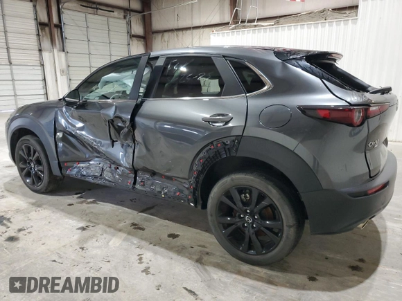 2024 Mazda CX-30 S Select Sport with VIN 3MVDMBBM2RM628913, listed as a Copart auction lot 62383245 with 33,793 mi miles and Non repairable. Bid and sale history available at DreamBid. Image 2.
