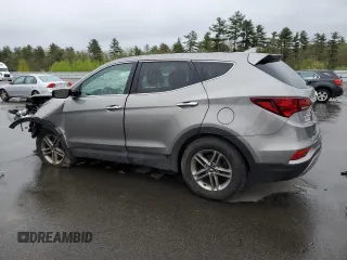 2017 Hyundai Santa Fe 2.4L z VIN 5NMZTDLB1HH036584, wystawiony jako Copart lot #56033815 z przebiegiem 56 003 mil mil oraz Szkoda całkowita • Salvage title. Historia ofert i sprzedaży dostępna na DreamBid. Obrazek 2.