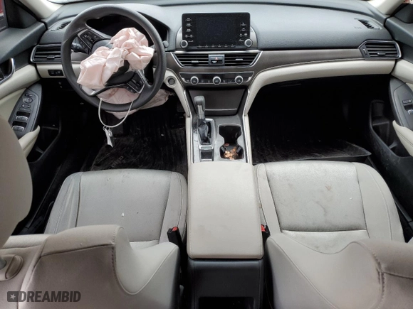 2019 Honda Accord Sedan LX 1.5T with VIN 1HGCV1F15KA004998, listed as a Copart auction lot 45697355 with 126,373 mi miles and Salvage Title. Bid and sale history available at carsss.com. Image 8.