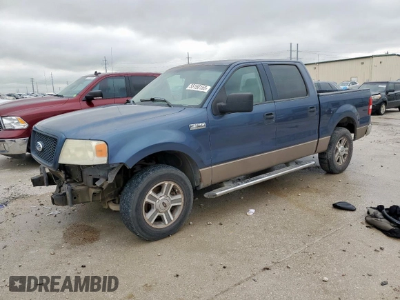 2005 Ford F-150 XLT with VIN 1FTRW12W45KF16063, listed as a Copart auction lot 55158155 with 2,141,175 mi miles and Clean Title. Bid and sale history available at carsss.com. Image 1.
