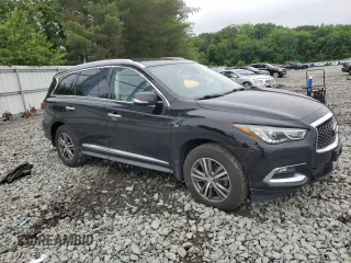 2020 Infiniti QX60 Luxe z VIN 5N1DL0MM0LC514421, wystawiony jako Copart lot #61422995 z przebiegiem 84 285 mil mil oraz Szkoda całkowita • Salvage title. Historia ofert i sprzedaży dostępna na DreamBid. Obrazek 4.