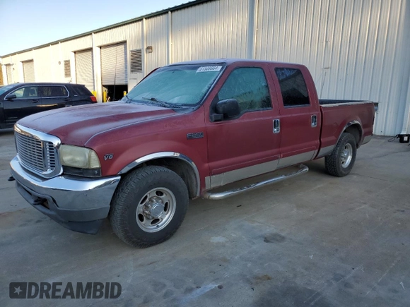 2001 Ford Super Duty F-250 XL with VIN 1FTNW20L21EB21224, listed as a Copart auction lot 81508664 with 167,027 mi miles and Salvage Title. Bid and sale history available at carsss.com. Image 1.
