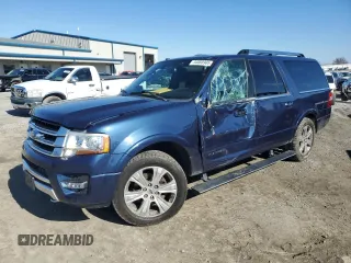 2016 Ford Expedition Max Platinum with VIN 1FMJK1MT4GEF07212, listed as a Copart auction lot 44068905 with 126,210 mi miles and Non repairable. Bid and sale history available at DreamBid. Image 1.