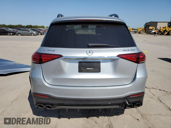 2023 Mercedes-Benz GLE 53 AMG with VIN 4JGFB6BB2PA865364, listed as a Copart auction lot 70387434 with 10,509 mi miles and Salvage title. Bid and sale history available at DreamBid. Image 6.