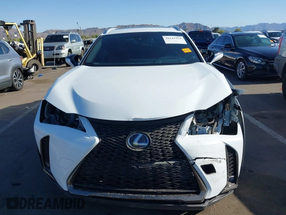 2020 Lexus UX 250h F Sport with VIN JTHR9JBH4L2030101, listed as a IAAI auction lot 42147931 with 69,714 mi miles and . Bid and sale history available at DreamBid. Image 6.