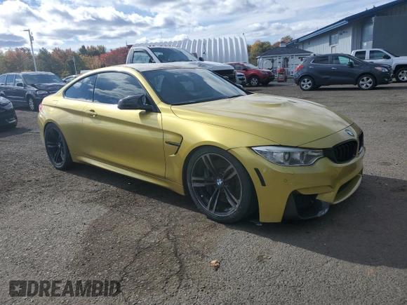 2015 BMW M4 with VIN WBS3R9C55FK330009, listed as a Copart auction lot 75865514 with 42,071 mi miles and Clean Title. Bid and sale history available at carsss.com. Image 4.
