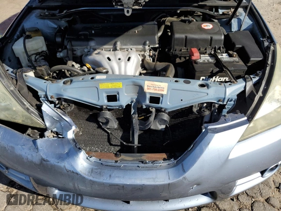 2007 Toyota Solara SE with VIN 4T1CE30P67U757836, listed as a Copart auction lot 69888234 with 110,744 mi miles and Salvage Title. Bid and sale history available at DreamBid. Image 11.