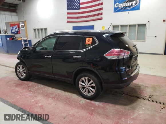 2015 Nissan Rogue SL with VIN 5N1AT2MV3FC896567, listed as a Copart auction lot 50339495 with Not provided miles and Salvage title. Bid and sale history available at DreamBid. Image 2.