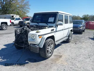 2015 Mercedes-Benz G-Class G 63 AMG with VIN WDCYC7DF0FX231296, listed as a IAAI auction lot 41810368 with 92,158 mi miles. Bid and sale history available at carsss.com. Image 2.