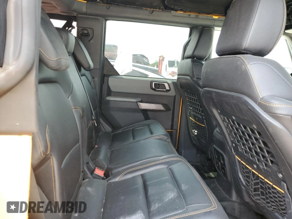 2021 Ford Bronco with VIN 1FMEE5DP9MLA93791, listed as a Copart auction lot 49489765 with 58,427 mi miles and Salvage title. Bid and sale history available at DreamBid. Image 10.